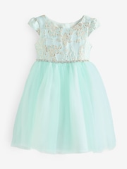 iAMe Girls Blue Party Dress - Image 1 of 1