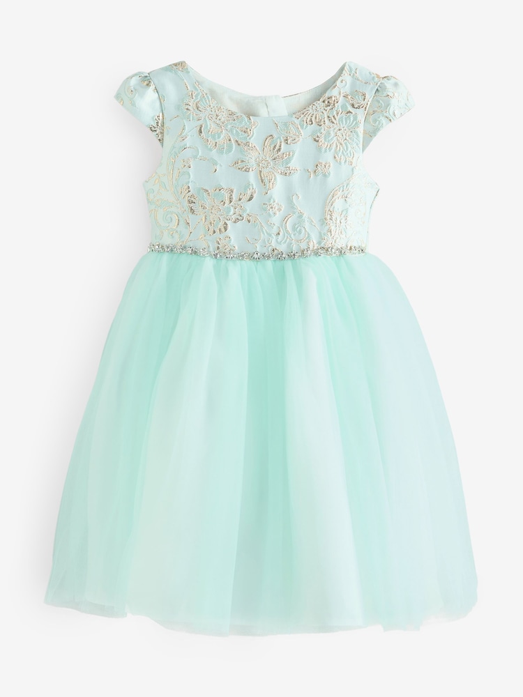 iAMe Girls Blue Party Dress - Image 1 of 1
