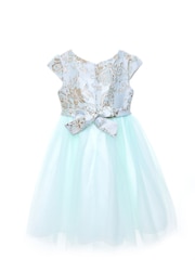 iAMe Girls Blue Party Dress - Image 4 of 8