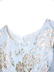 iAMe Girls Blue Party Dress - Image 5 of 8