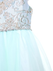 iAMe Girls Blue Party Dress - Image 7 of 8
