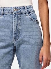 PIECES Straight Leg High Waist Jeans - Image 4 of 4