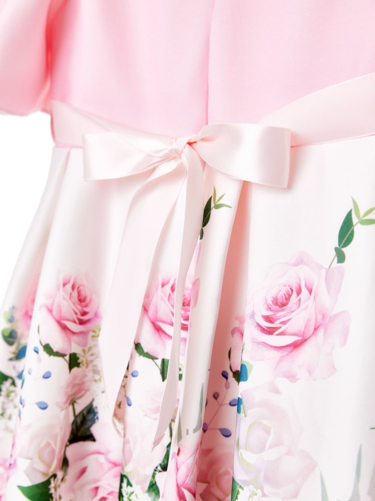 iAMe Girls Pink Party Dress - Image 5 of 5