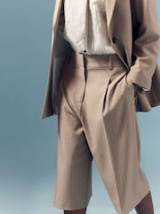 River Island Brown Tailored Shorts - Image 2 of 8
