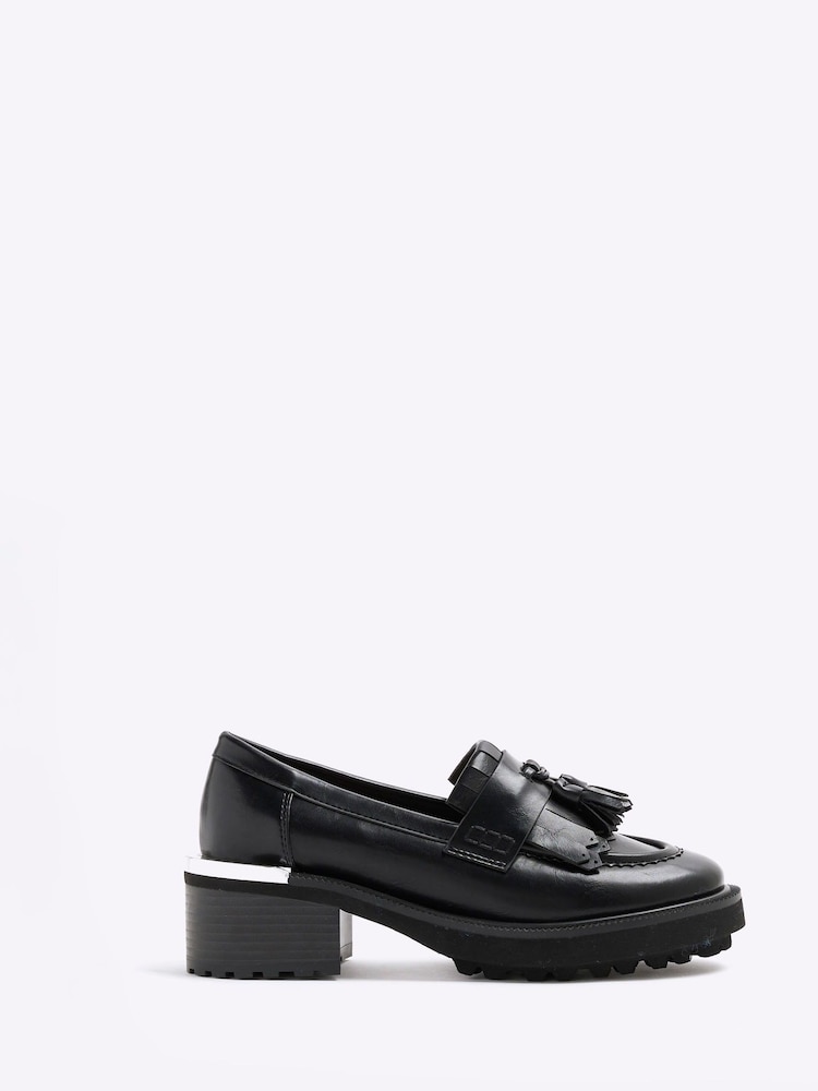 Черный - лоферы на каблуке River Island - Image 1 of 5