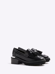Черный - лоферы на каблуке River Island - Image 2 of 5