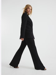 River Island Black Slim Flare Trousers - Image 4 of 6