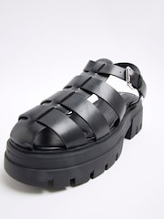 River Island Black Chunky Fisherman Shoes - Image 4 of 6