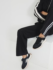 River Island Black Mix Mesh Runner Trainers - Image 1 of 6