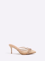 River Island Brown Diamante Mules - Image 2 of 6
