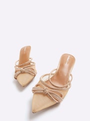 River Island Brown Diamante Mules - Image 5 of 6