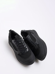 River Island Black Mesh Runner Trainers - Image 5 of 6
