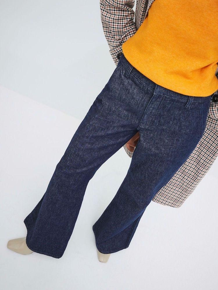 River Island Blue Wide Leg Jeans - Image 1 of 6