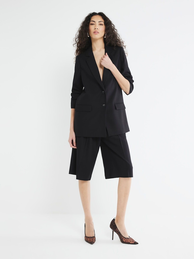 River Island Black Tailored Shorts - Image 2 of 6