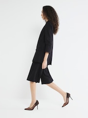 River Island Black Tailored Shorts - Image 3 of 6