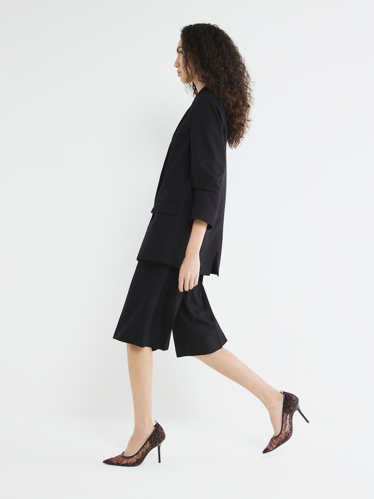 River Island Black Tailored Shorts - Image 3 of 6