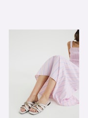 River Island Cream Strappy Flat Mules - Image 6 of 6