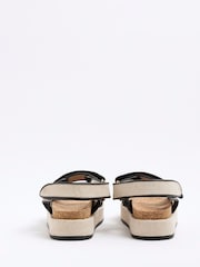 River Island Brown Dad Chunky Sandals - Image 4 of 6