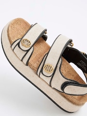 River Island Brown Dad Chunky Sandals - Image 5 of 6