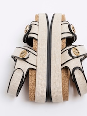 River Island Brown Dad Chunky Sandals - Image 6 of 6