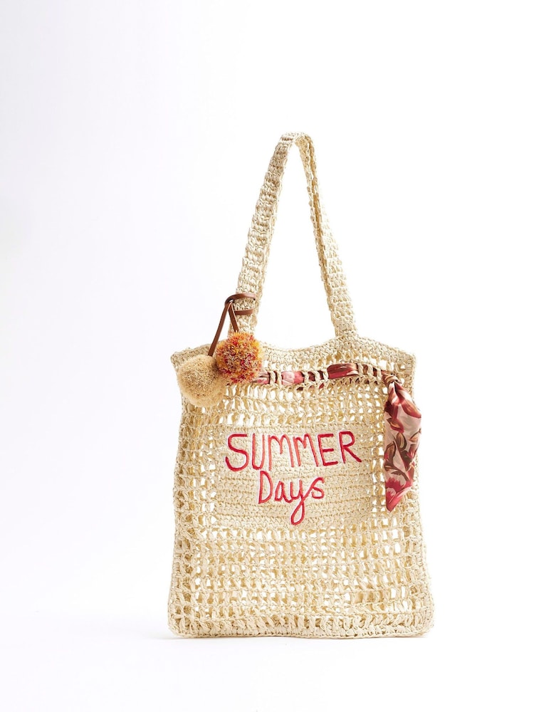 сумка-шоппер River Island Summer Days - Image 1 of 5