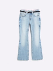 River Island Blue Petite Bootcut Mid Rise Jeans - Image 4 of 5