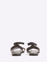 River Island Brown Studded Strappy Leather Sandals - Image 4 of 6