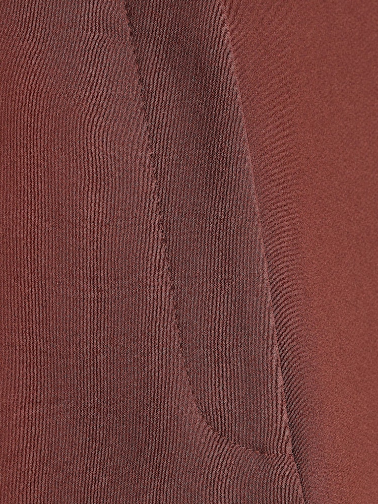 River Island Brown Skinny Tailored Bootcut Trousers - Image 6 of 6