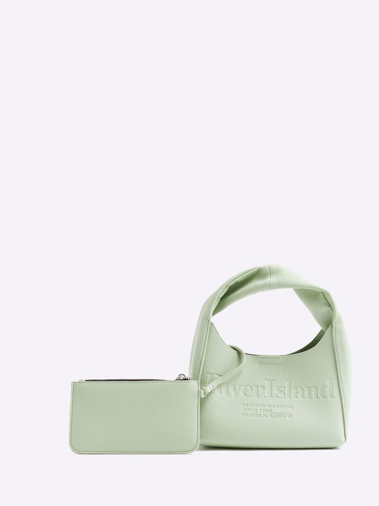 Зеленый - River Island сумка с глубоким вырезом - Image 1 of 5