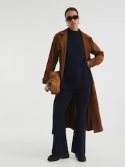 River Island Blue Flare Trousers - Image 2 of 6