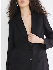 Черный - Блейзер свободного кроя River Island - Image 4 of 6