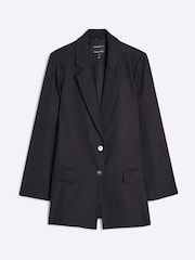 Черный - Блейзер свободного кроя River Island - Image 5 of 6