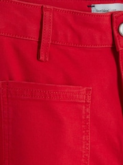 River Island Red Pocket Front Wide Leg Jeans - Image 6 of 6