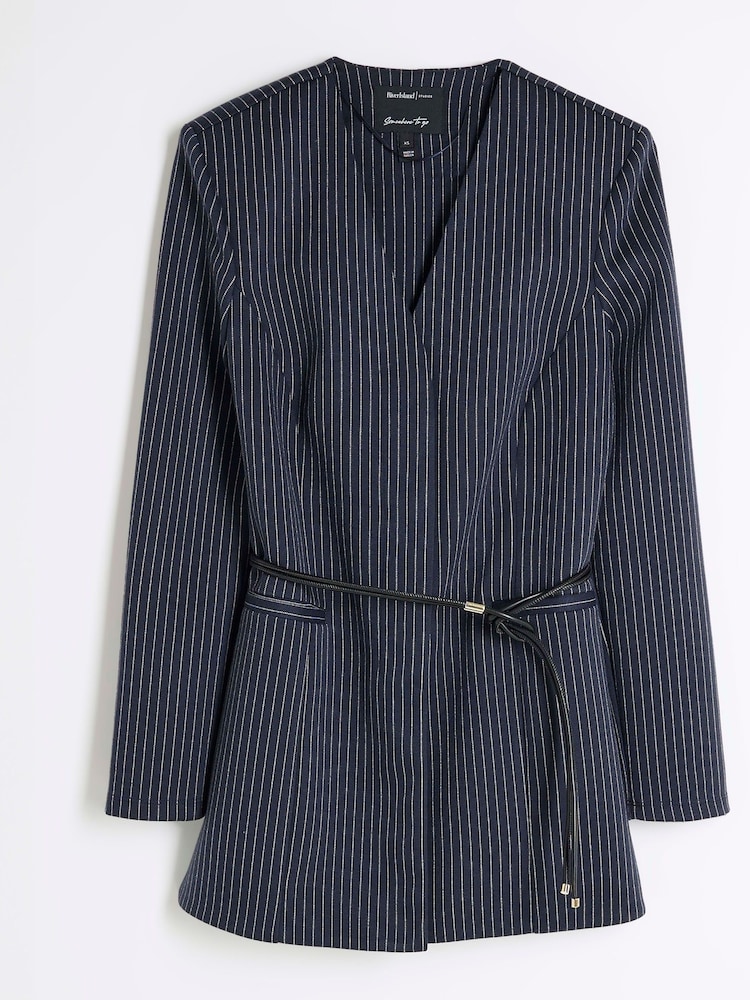 River Island ceinturé Blazer - Image 5 of 6