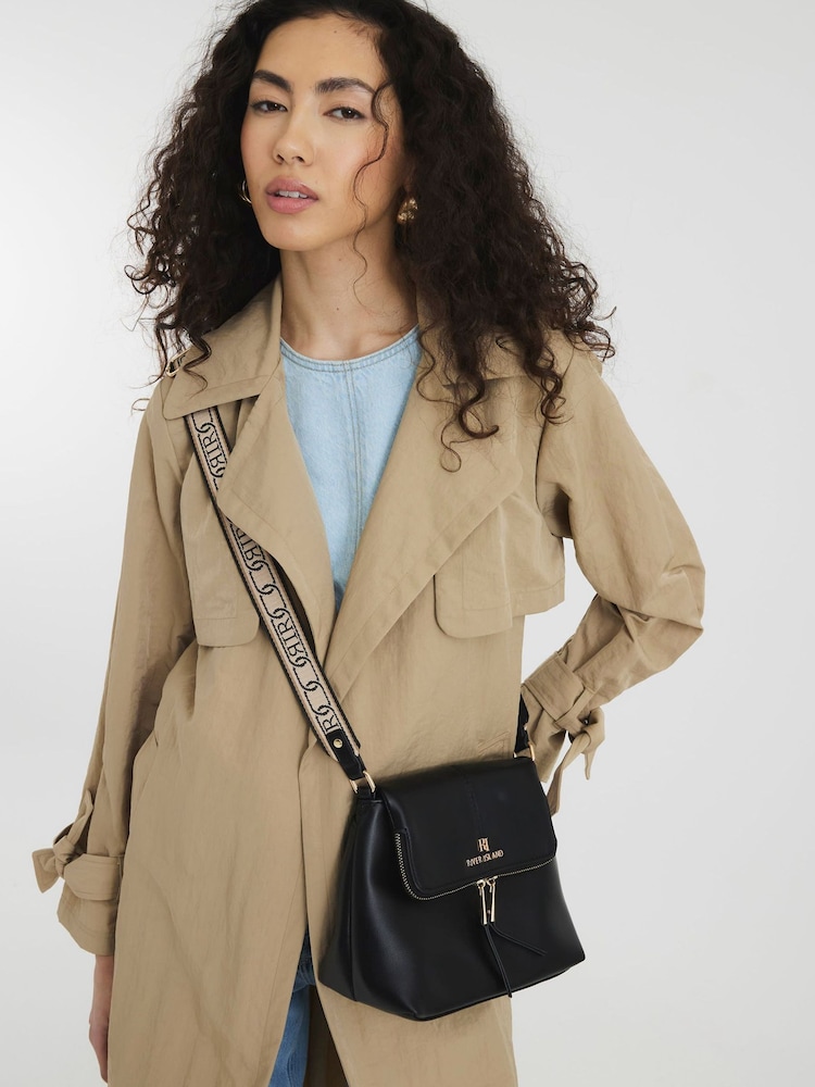 Черный - River Island сумка-мессенджер Zippy - Image 6 of 6