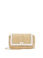 Victoria's Secret Brown Straw Crossbody Bag - Image 1 of 4