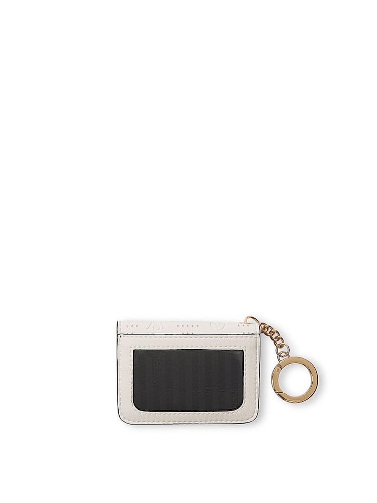 Victoria's Secret White Foldable Card Holder Keyring - Image 2 of 2