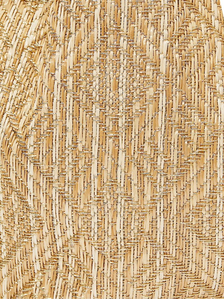 Victoria's Secret Brown Straw Mini Bucket Bag - Image 3 of 3