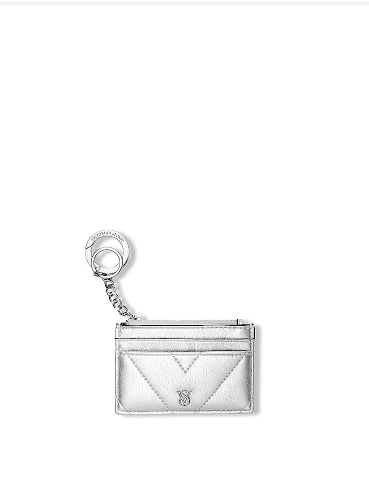 Victoria's Secret Silver Card Holder Keyring - Image 1 of 3