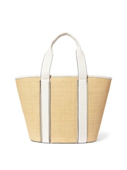 Victoria's Secret Brown Straw Tote Bag - Image 2 of 3