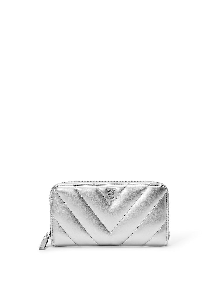 Victoria's Secret Silver Purse - Image 1 of 3