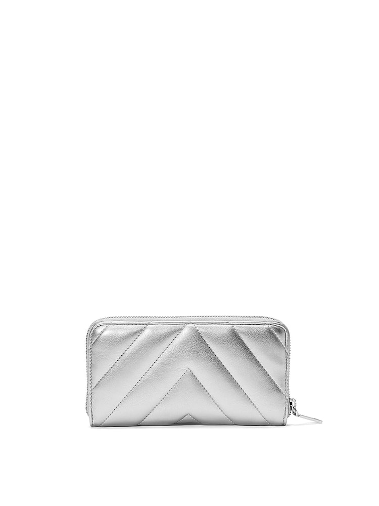 Victoria's Secret Silver Purse - Image 2 of 3