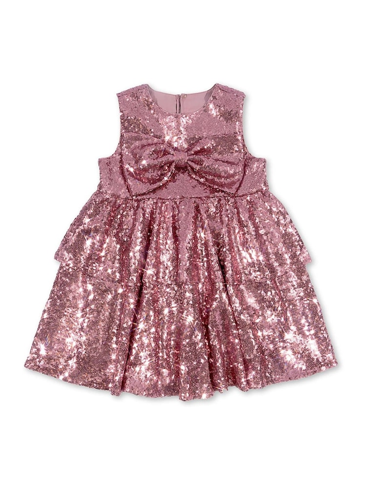 Konges Sløjd Pink Rosie Short Sleeve Dress - Image 1 of 7 Konges Sløjd Pink Rosie Short Sleeve Dress - Image 1 of 7