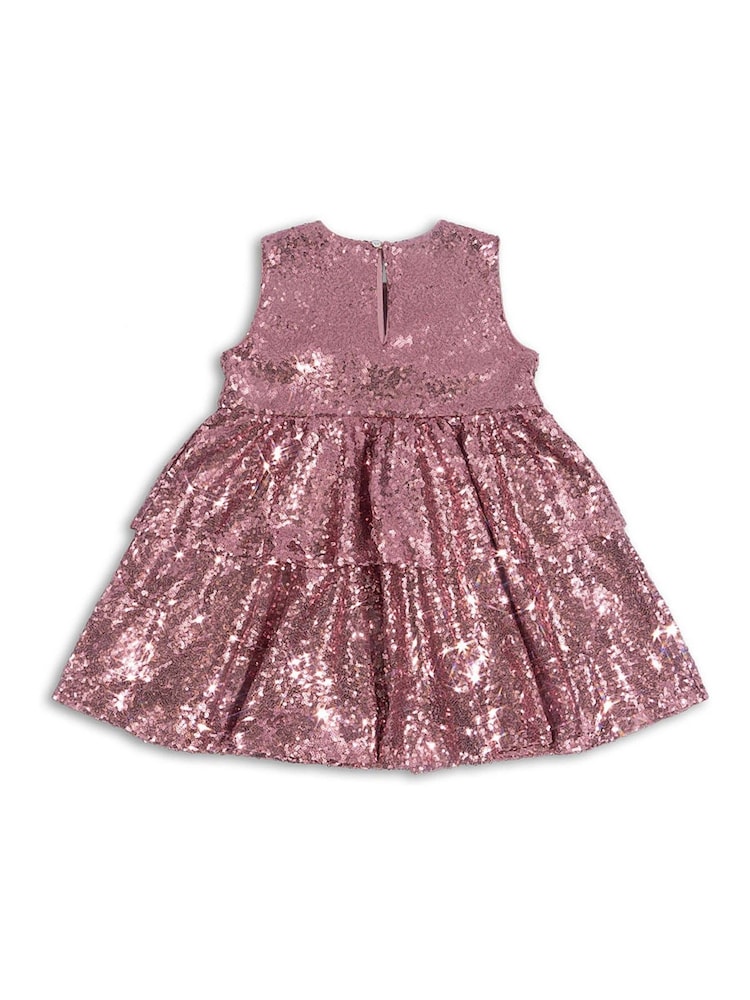 Konges Sløjd Pink Rosie Short Sleeve Dress - Image 2 of 7