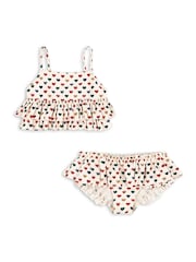 Konges Sløjd Cream Manuca Frill Bikini - Image 1 of 2