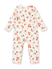 Konges Sløjd Cream Baby Onesie Basic Footless 100% Cotton Sleepsuit - Image 2 of 7
