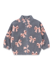 Konges Sløjd Blue Jody Teddy Jacket - Image 1 of 8