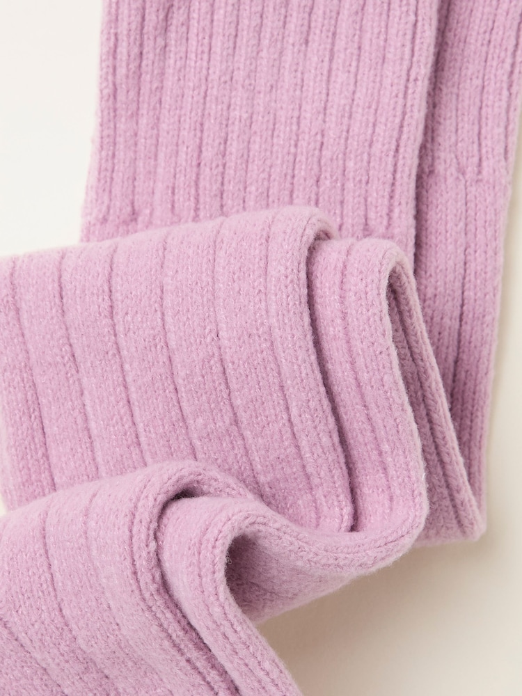FatFace Pink Slouchy Lounge Socks - Image 2 of 2