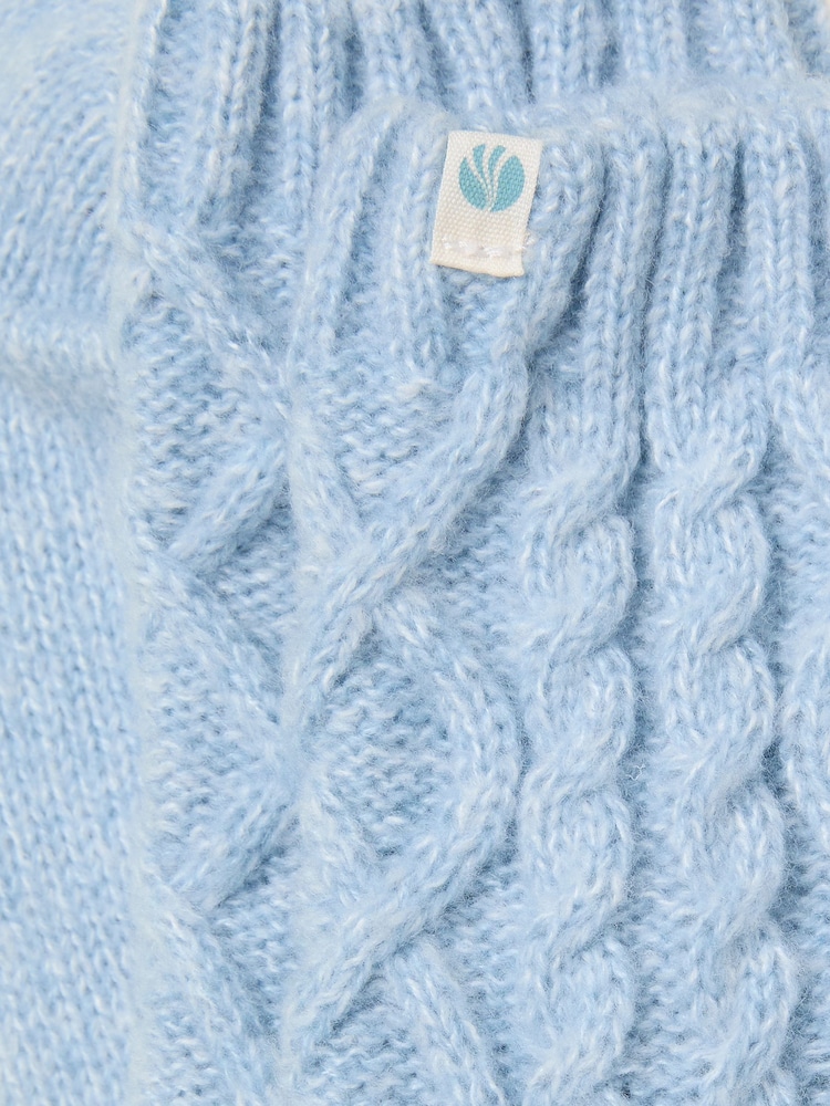 FatFace Cream Cable Lounge Socks - Image 2 of 2 FatFace Cream Cable Lounge Socks - Image 2 of 2