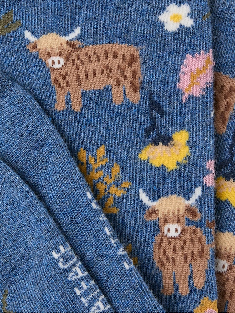 FatFace Highland Cow Socks - Imagem 2 de 2